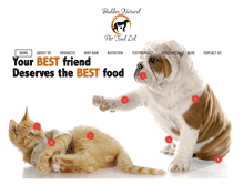 Tablet Screenshot of buddiesnaturalpetfood.ca